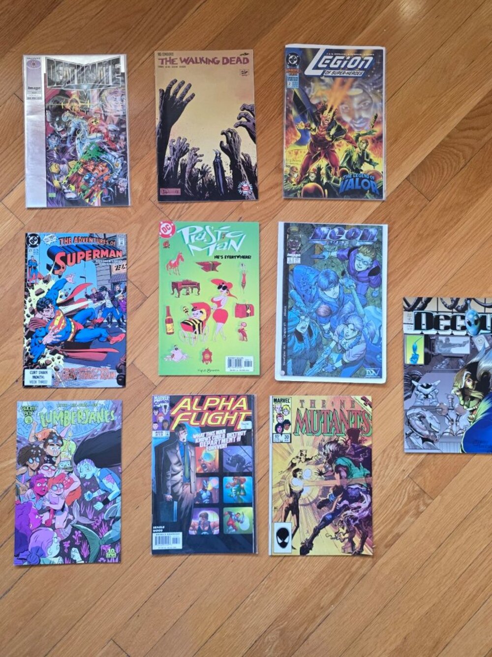 NEW Comic Book Lot #5 Set of 10 Marvel DC Image Walking Dead Mixed Collection